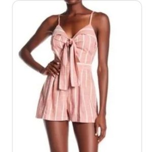 TEN SIXTY SHERMAN STRIPED FRONT CUT-OUT TIE ADJUSTABLE STRAPS WOMEN'S SZ…